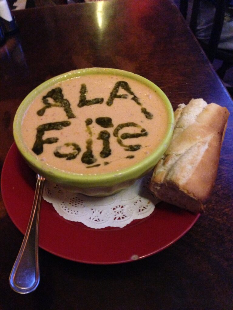 Gazpacho con acabado de aceite de oliva